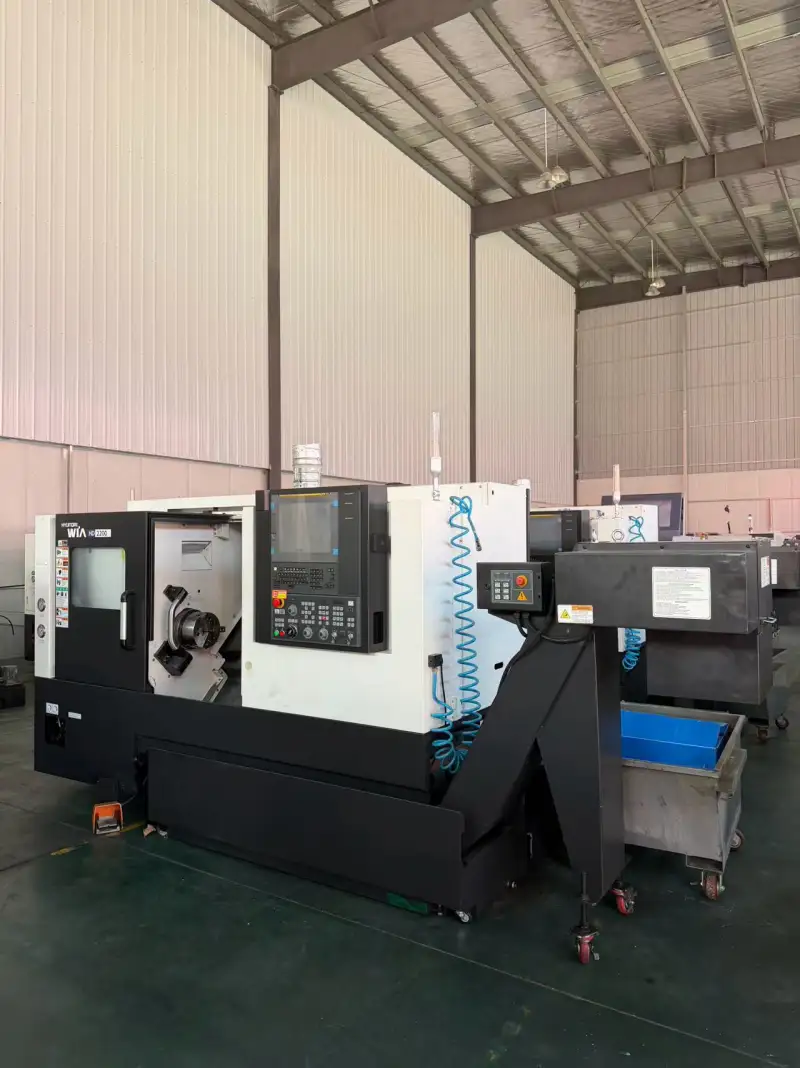 Used Hyundai WIA HD 2200 CNC Horizontal Lathe with FANUC Plus Control photo 1