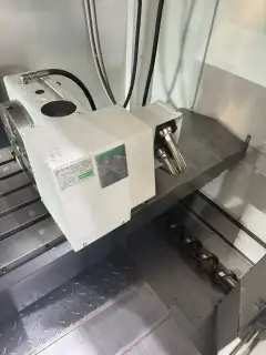 Used HISION VMC 850Ⅱ Vertical Machining Center with Mitsubishi M 80 Control and 4 th Axis photo 4