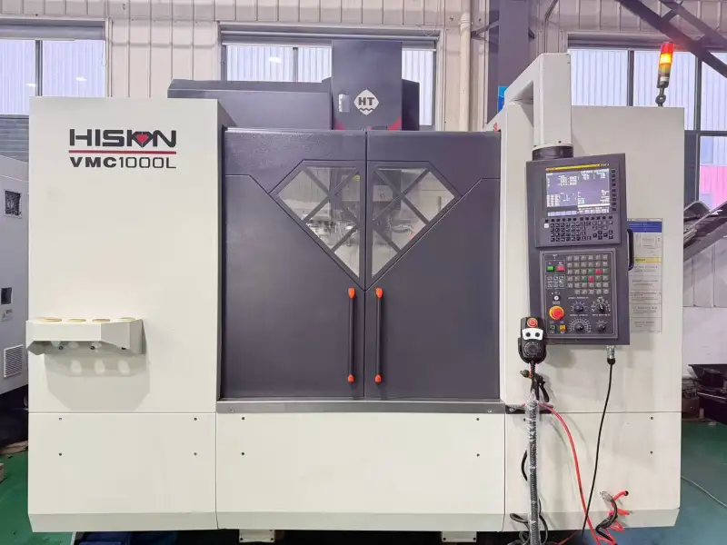 Used HISION VMC 1000 L Vertical Machining Center with FANUC 0i-MF Plus Control photo 1