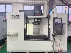 Used HISION VMC 1000 L Vertical Machining Center with FANUC 0i-MF Plus Control photo 2