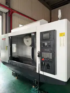 Used Deyang TV 1300 Vertical Drilling and Tapping Center with Mitsubishi M 80 Control photo 1