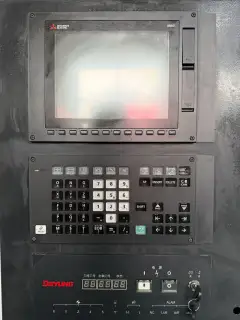 Used Deyang TV 1300 Vertical Drilling and Tapping Center with Mitsubishi M 80 Control photo 3