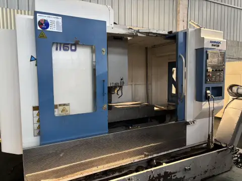 Kullanılmış HANVOS HV-1160 Dikey İşleme Merkezi, FANUC 0i-MF Plus ile