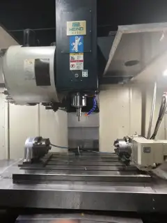 Used Weinuo WN-B 1370 Z Vertical Machining Center with 4 th Axis and FANUC MF Control photo 2