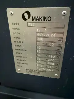 Used Makino V 33 i Vertical Machining Center with 30,000 rpm Motorized Spindle photo 3