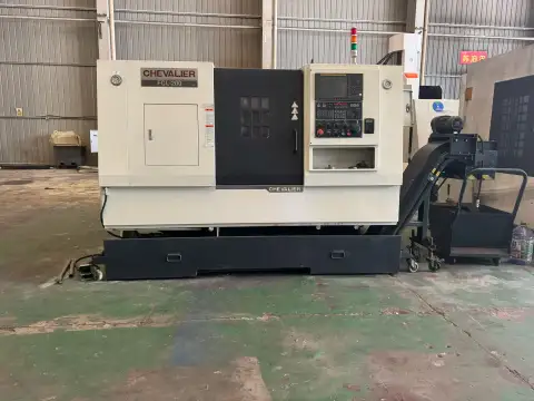Used Falcon FCL-200 Slant-Bed CNC Lathe with FANUC 0i-TD