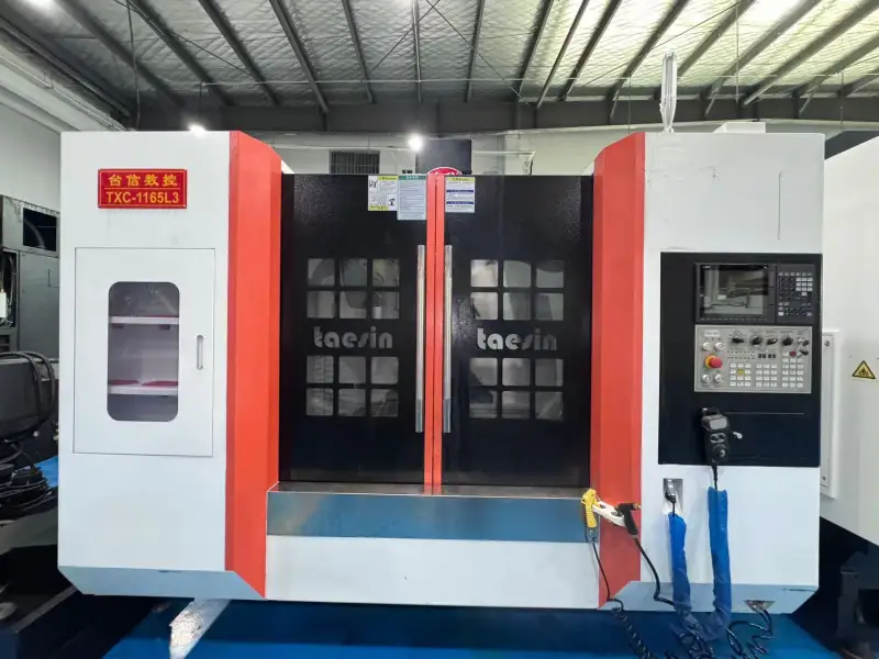 Used Taixin TXC-1165 L 3 Vertical Machining Center with Mitsubishi M 80 A Control photo 1