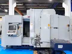 Used Quick H 56 Dual-Station Horizontal Machining Center with Siemens Control photo 1