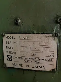 Used Mazak VT-10 1.6 m CNC Vertical Lathe photo 1