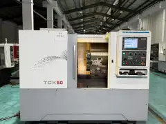 Used Zhongjie TCK 50 Slant-Bed Turret CNC Lathe photo 2