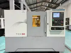 Used Zhongjie TCK 50 Slant-Bed Turret CNC Lathe photo 1