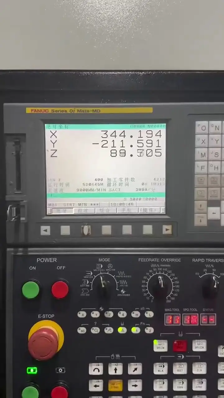 Used Huaqun 850 Vertical Machining Center with FANUC 0i Mate-MD photo 1