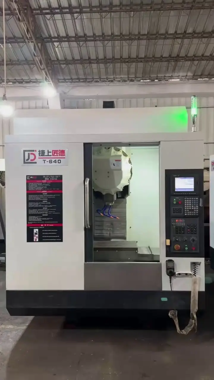 Used Jieshang Jiangde T-640 Vertical Drilling and Tapping Center with Mitsubishi M 70 Control photo 1