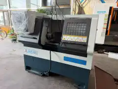 Used Jinan First Machine Tool J 1 CK 6136 i CNC Horizontal Lathe photo 1