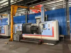 Used HTSK CK 5123 D CNC Vertical Lathe with Siemens SINUMERIK Control photo 3