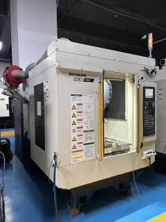 Used DN Solutions T 4050 Vertical Drilling and Tapping Center with Mitsubishi M 80 Control photo 11