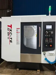 Used Taixin TXC-T 6 Vertical Drilling and Tapping Center with Mitsubishi M 80 photo 6