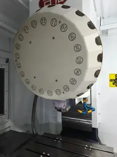 Used Taixin TXC-T 6 Vertical Drilling and Tapping Center with Mitsubishi M 80 photo 3