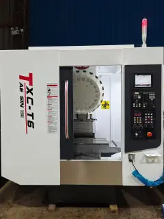 Used Taixin TXC-T 6 Vertical Drilling and Tapping Center with Mitsubishi M 80 photo 1