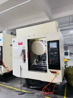 Used JiRFINE T-7 CNC Drilling and Tapping Center with FANUC 0i-MF Plus photo 2