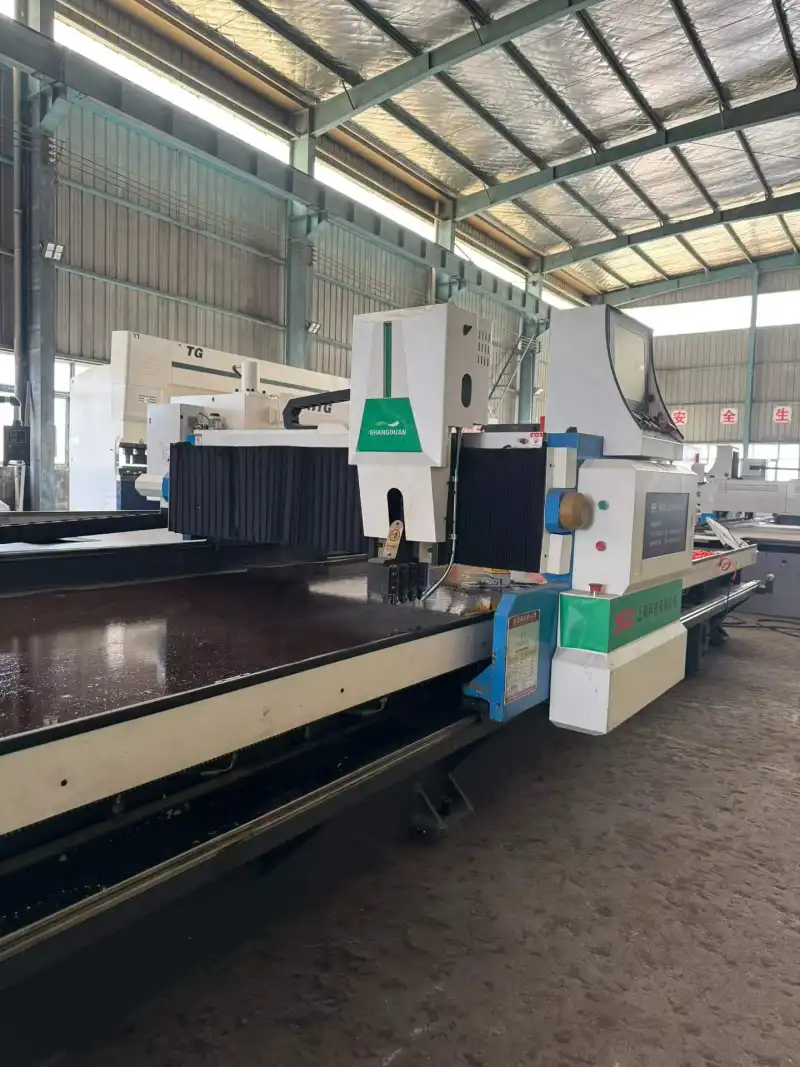 Used SHANGDUAN Gantry V-Grooving Machine 1250 x 4000 mm with Touchscreen Panel photo 1