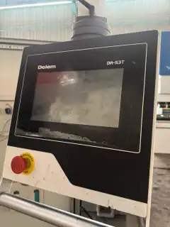 Used dllkzn 170-Ton 3200 mm Electro-Hydraulic 4+1 Axis CNC Press Brake with Delem DA-53 T Control photo 3