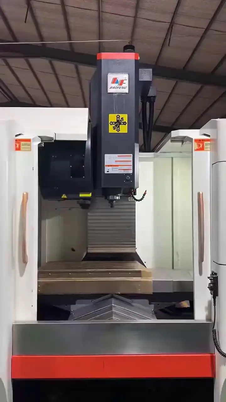 Used BAOFENG 850V VMC with Mitsubishi M 80 Control, Longma BT40 12,000 rpm Spindle, 24-Tool Arm ATC photo 1