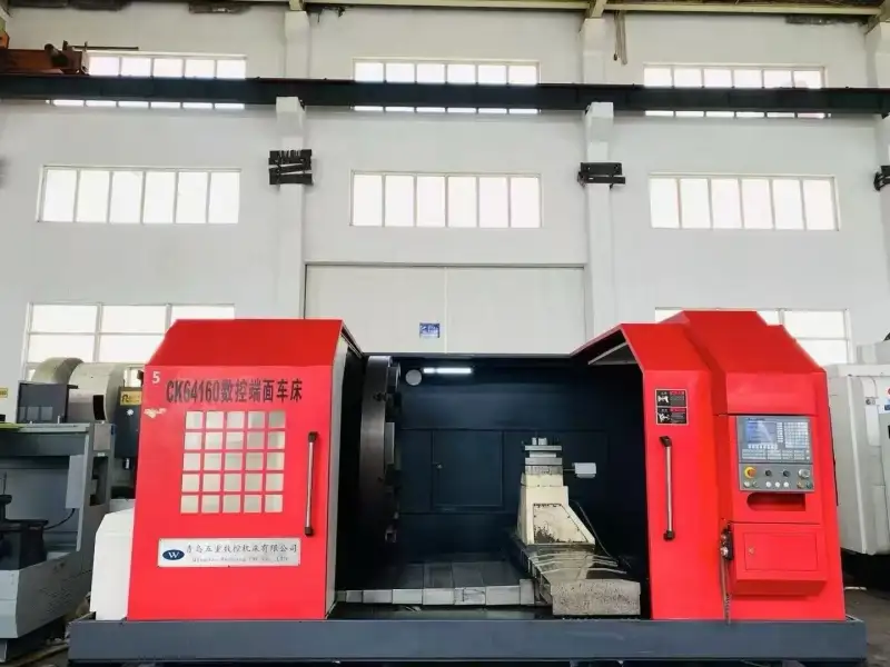 Used Qingdao Wuzhong CK 64160 CNC Face Lathe with GSK 980 TDi Control photo 1