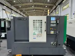 Used Yunnan Machine Tool Works CY-T 55/500 Slant-Bed Turret CNC Lathe with GSK 980 TDi Plus Control photo 2