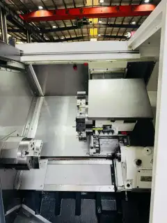 Used Baoji CK 40 S Slant-Bed Turret CNC Lathe with GSK 988 Control photo 3