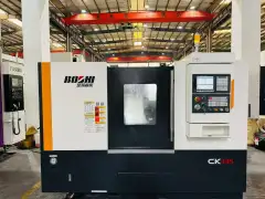 Used Baoji CK 40 S Slant-Bed Turret CNC Lathe with GSK 988 Control photo 1