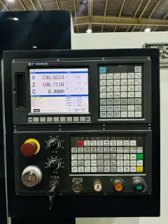 Used Dongbu Shukong C 400 K Slant-Bed Turret CNC Lathe with GSK 988 TA photo 7