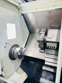 Used Dongbu Shukong C 400 K Slant-Bed Turret CNC Lathe with GSK 988 TA photo 6