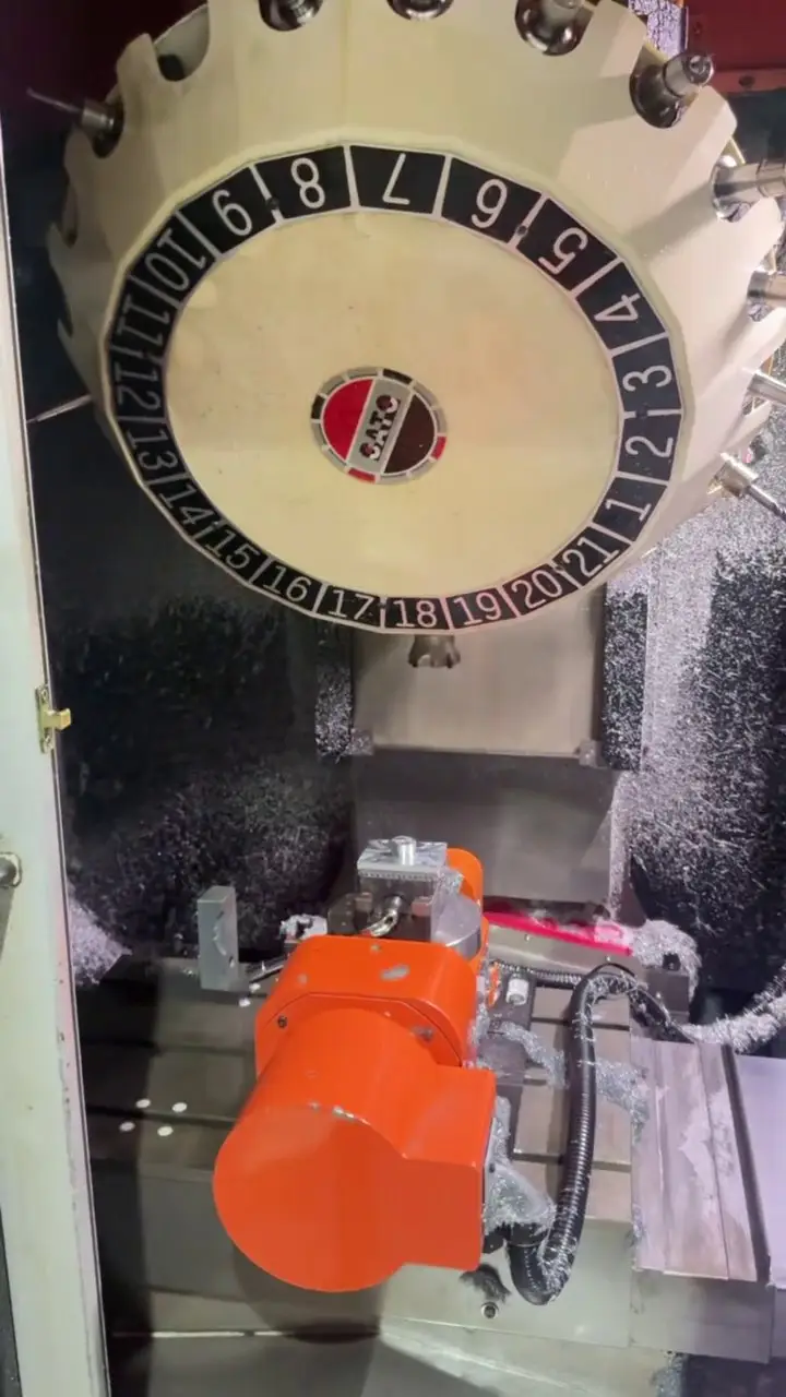 Used GUGAO 500 Drilling and Tapping Center with SYNTEC Control and 21-Station Servo Turret photo 1