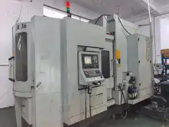 Used Quick H 56 Dual-Station Horizontal Machining Center with Siemens 840 D sl photo 5