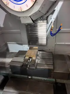 Used Hyundai WIA VX 380 Ti Vertical Drilling and Tapping Center with Mitsubishi M 70 Control photo 7