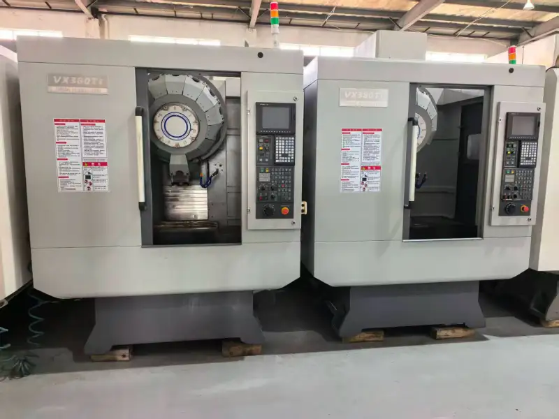 Used Hyundai WIA VX 380 Ti Vertical Drilling and Tapping Center with Mitsubishi M 70 Control photo 1