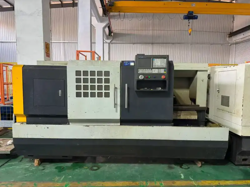 Used Baoji SK 50 P x 1500 CNC Horizontal Lathe with GSK 980 TDC Control photo 1
