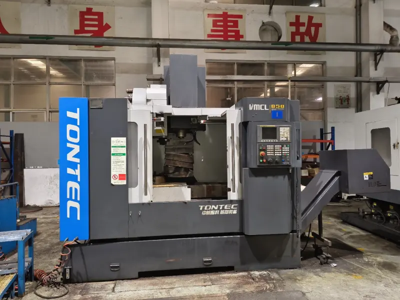 Used TONTEC VMCL 850 Vertical Machining Center, FANUC 0i-MF, Linear Guideways, S/N 8180131 photo 1