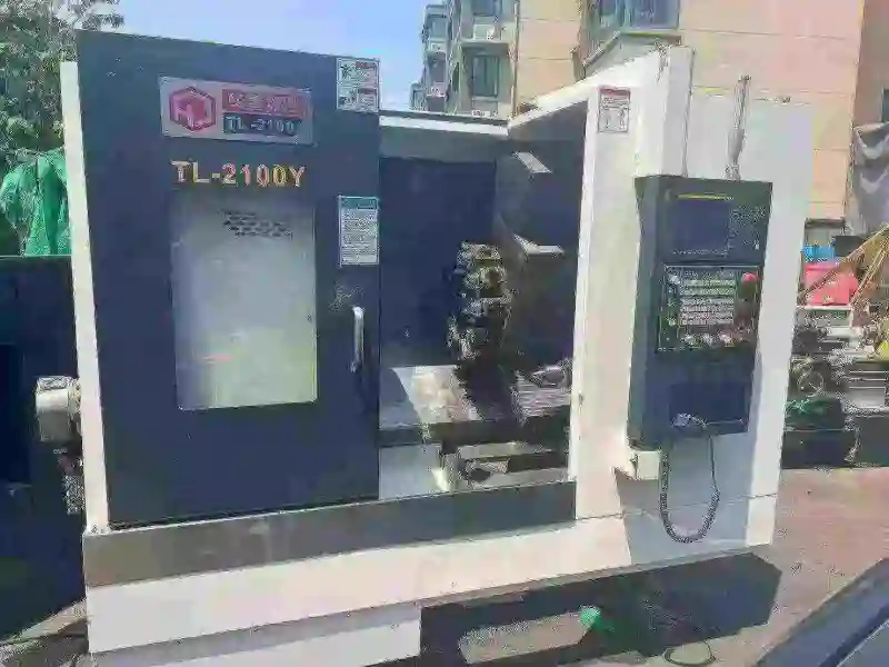 Used Huaji TL-2100 Y Y-Axis Turn-Mill CNC Lathe with FANUC Control photo 1