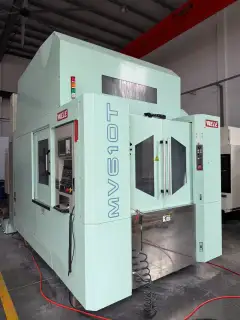 Used WELE 610 Dual-Station Vertical Machining Center with FANUC MD Control photo 1