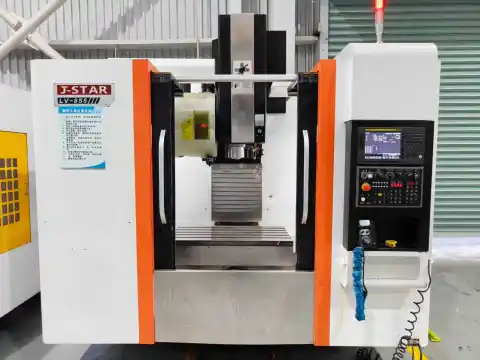 เครื่องแมชชีนนิ่งเซ็นเตอร์แนวตั้ง Jiangsu Jinxing 855 มือสอง พร้อม FANUC 0i-MF Plus