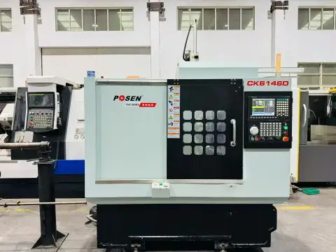 Used POSEN 46 Y Turn-Mill CNC Lathe with SYNTEC 22 MB Control