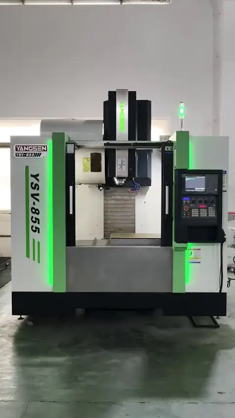 เครื่องแมชชีนนิ่งเซ็นเตอร์แนวตั้ง Yangsen 855 BBT 40 สภาพใกล้ใหม่ พร้อม FANUC MF Plus