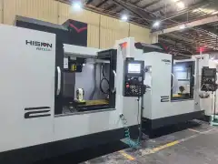 Used HISION 850 VMC, BT40 Belt-Driven 8,000 rpm Spindle, 24-Tool ATC, Mitsubishi M 80, 800 x 500 x 500 mm Travels photo 1