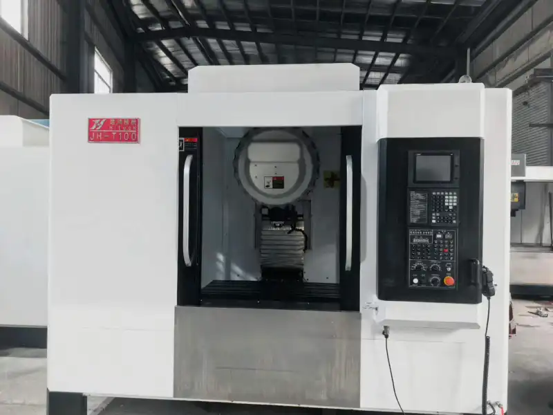 Used Jinhong T 10 Vertical Drilling and Tapping Center with Mitsubishi M 80 photo 1