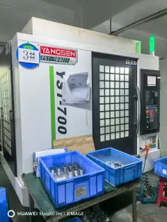 Used Yangsen 855 Vertical Machining Center with Mitsubishi M 80 Control photo 4