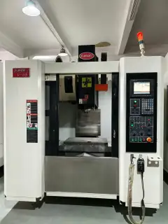 Used JiRFINE V6 Vertical Machining Center, Mitsubishi M70 Control, BT40 12,000 rpm, Year 2000 photo 4