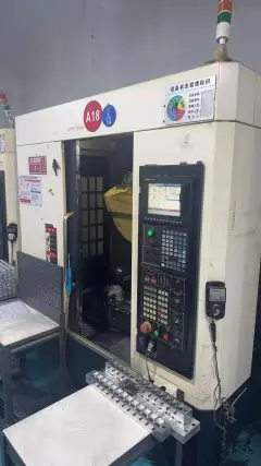 Used JiRFINE T 500 Vertical Machining Center with 16-Tool Magazine and Mitsubishi M 70 Control photo 2