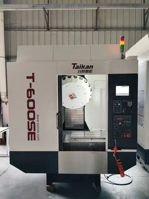Centro de taladrado y roscado vertical Taikan T 600 SE de segunda mano con control Mitsubishi M 80